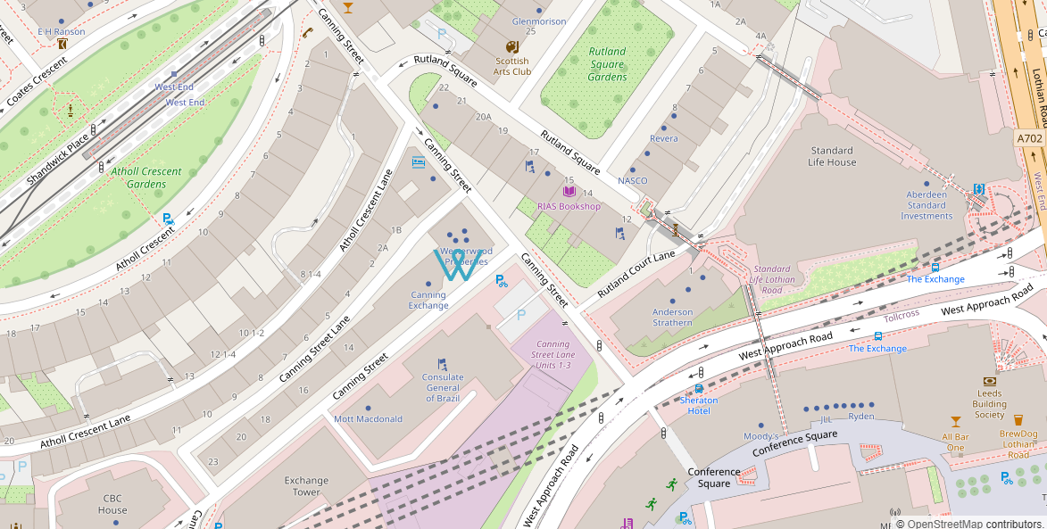 Map of WWP Office small scale