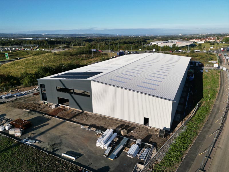 Shawhead Aerial shot of project under construction 4